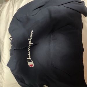 Champion Hoodie, Blue.
